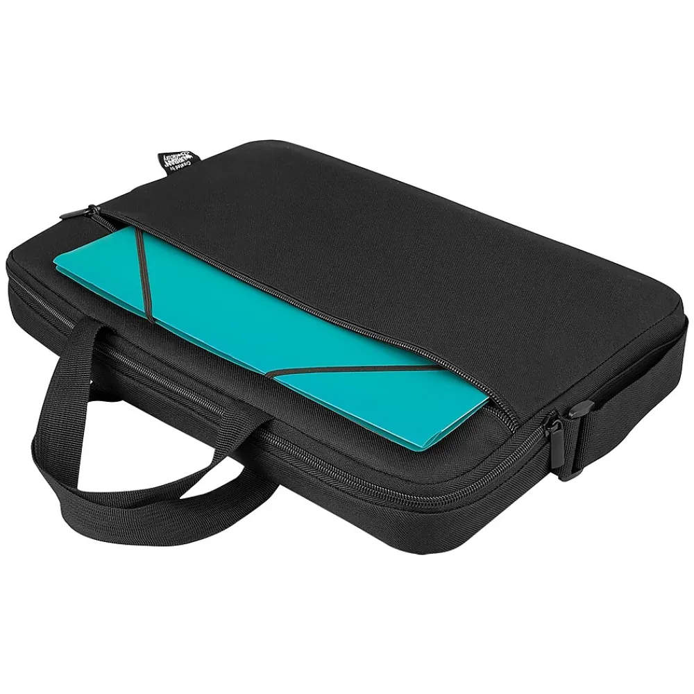 Laptop Bags|Urban Factory NYLEE 17.3" Polyester Water Resistant Laptop Bag, Black (UBFTLS17UF)