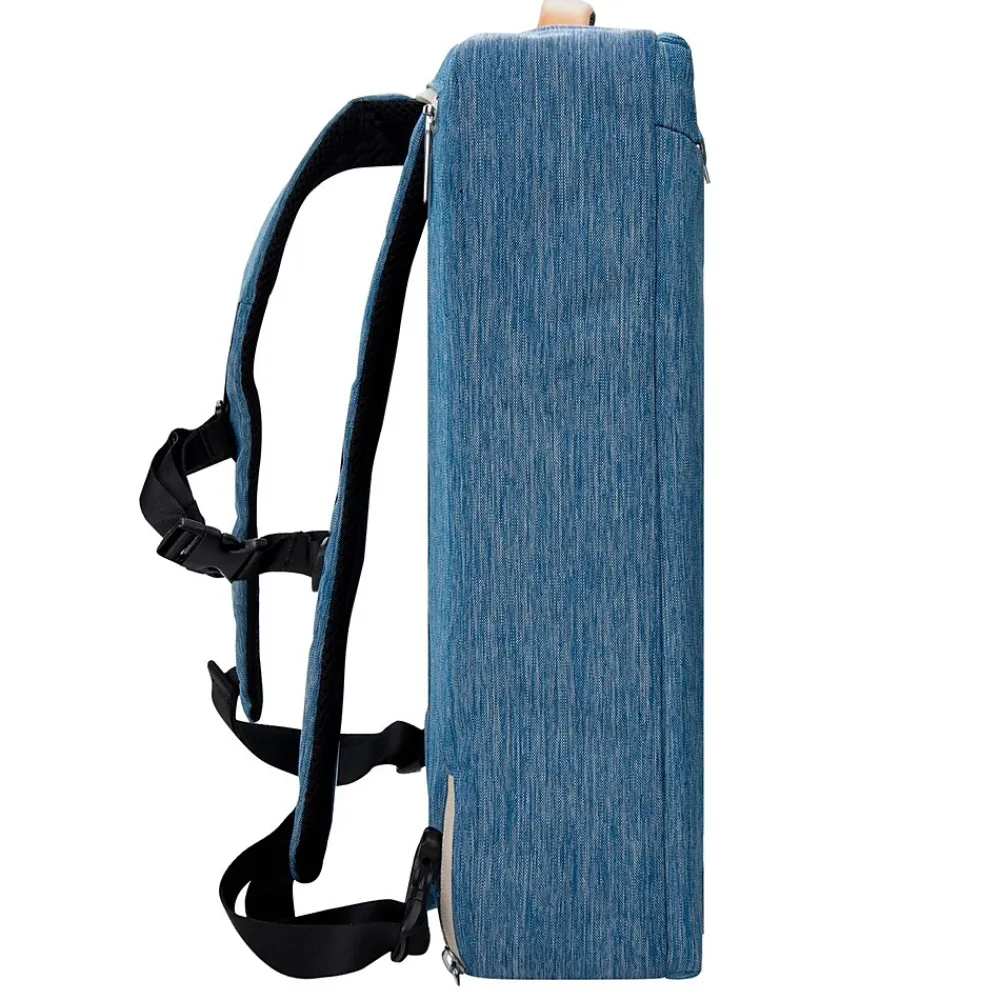 Laptop Bags|Vangoddy Slate 15.6" Nylon Water Resistant Laptop Bag, Slate Blue (LAPLEA031)