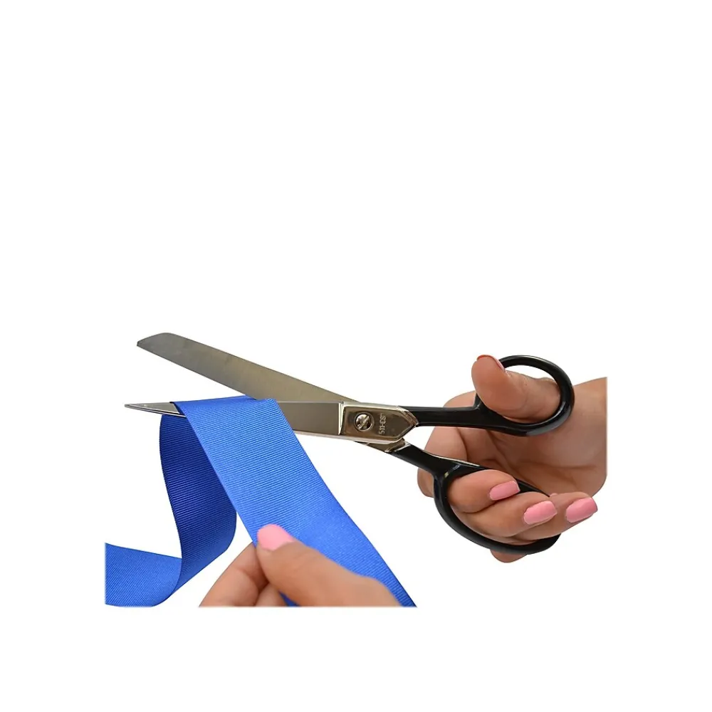 Scissors|Westcott 8" Forged Steel Standard Scissors, Sharp & Blunt Tip, Black (10260)