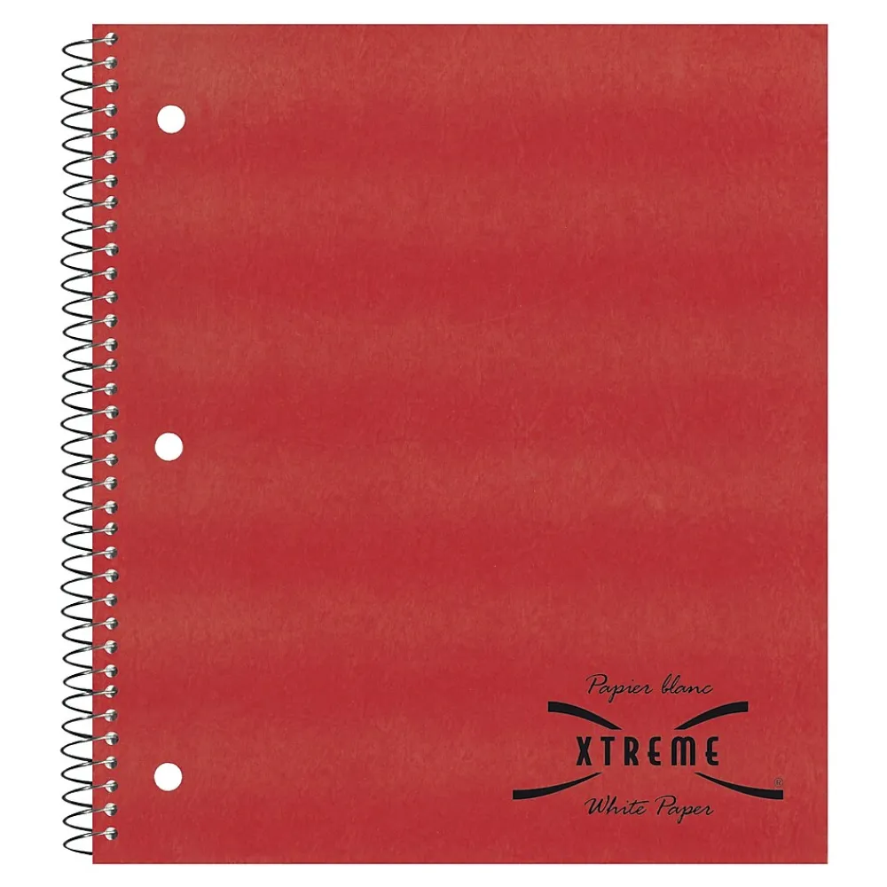 Subject Notebooks|Xtreme Kolor Kraft 1-Subject Notebooks, 8.875" x 11", College Ruled, 100 Sheets, Each (33706)