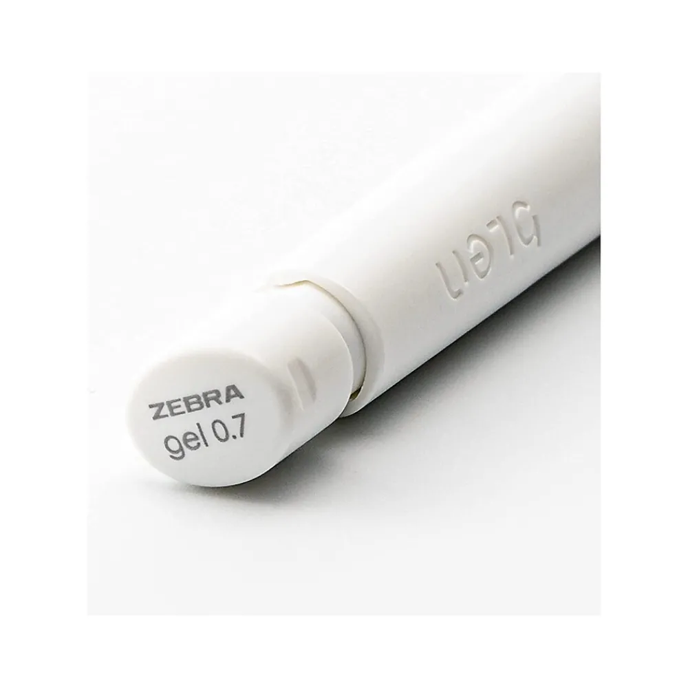 Pens|Zebra bLen Retractable Gel Pens, Medium Point, 0.7mm, Assorted Ink, 6/Pack (49501)