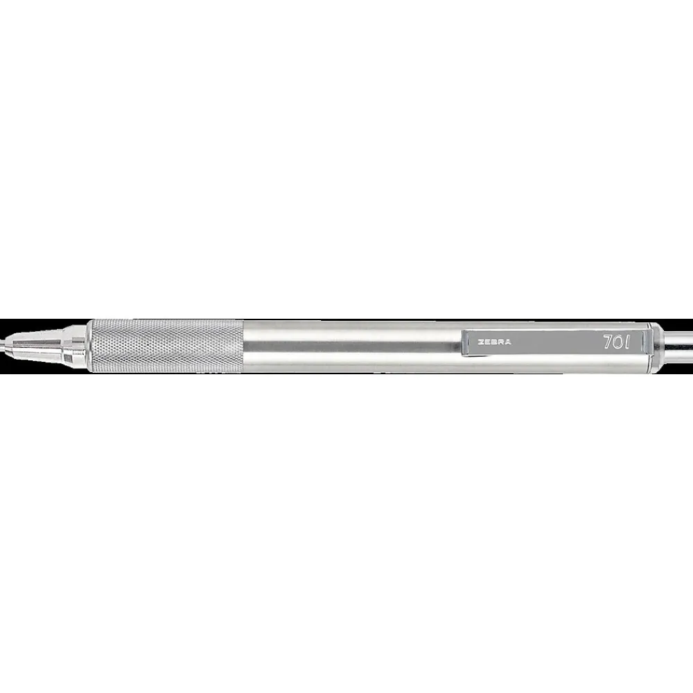 Pens|Zebra F-701 Retractable Ballpoint Pens, Fine Point, 0.8mm, Black Ink (29411)