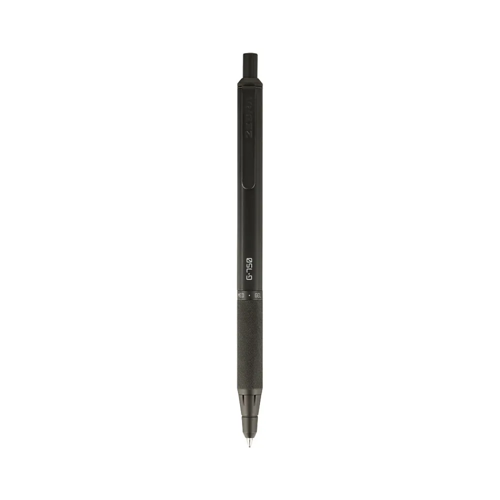Pens|Zebra G-750 Retractable Gel Pens, Medium Point, Black/Blue Ink, 2/Pack (49802)