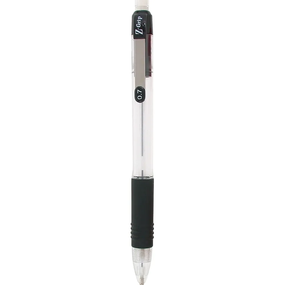 Pencils|Zebra Z-Grip Mechanical Pencil, 0.7mm, #2 Medium Lead, 2 Dozen (15241)